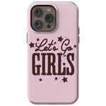 Let's Go Girls | Pink Rodeo Bachelorette Case Phone Case Casetry Essential + MagSafe® iPhone 14 Pro Max