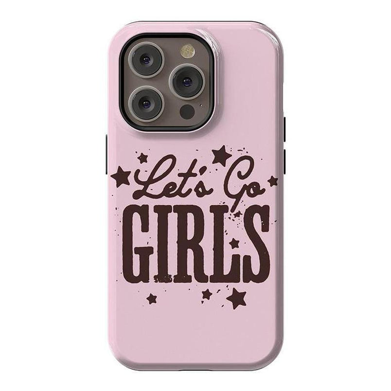 Let's Go Girls | Pink Rodeo Bachelorette Case Phone Case Casetry Essential + MagSafe® iPhone 14 Pro