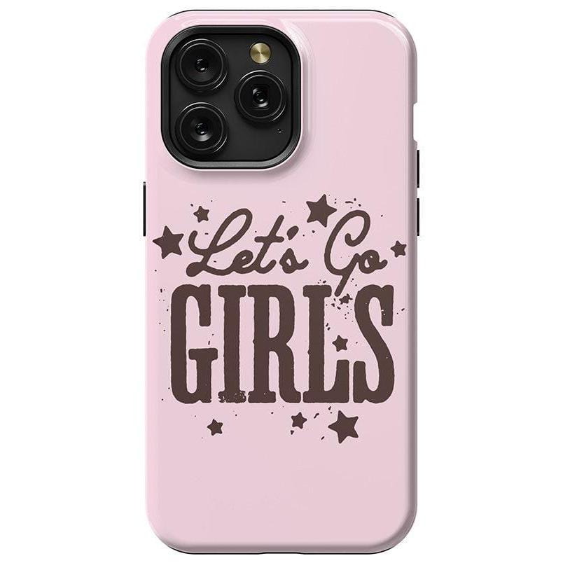 Let's Go Girls | Pink Rodeo Bachelorette Case Phone Case Casetry Essential + MagSafe® iPhone 15 Pro Max