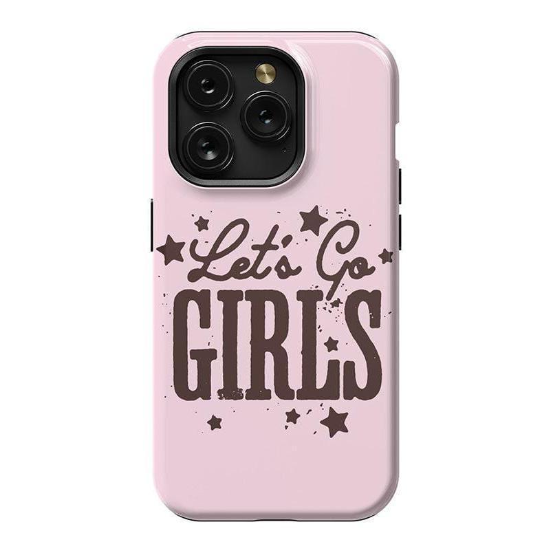 Let's Go Girls | Pink Rodeo Bachelorette Case Phone Case Casetry Essential + MagSafe® iPhone 15 Pro