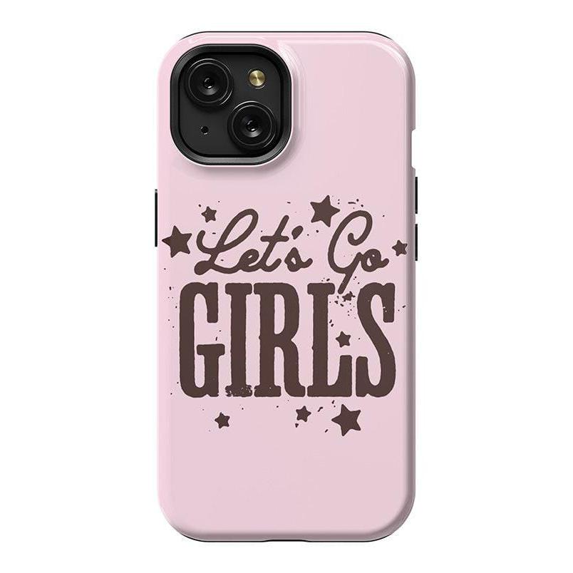 Let's Go Girls | Pink Rodeo Bachelorette Case Phone Case Casetry Essential + MagSafe® iPhone 15