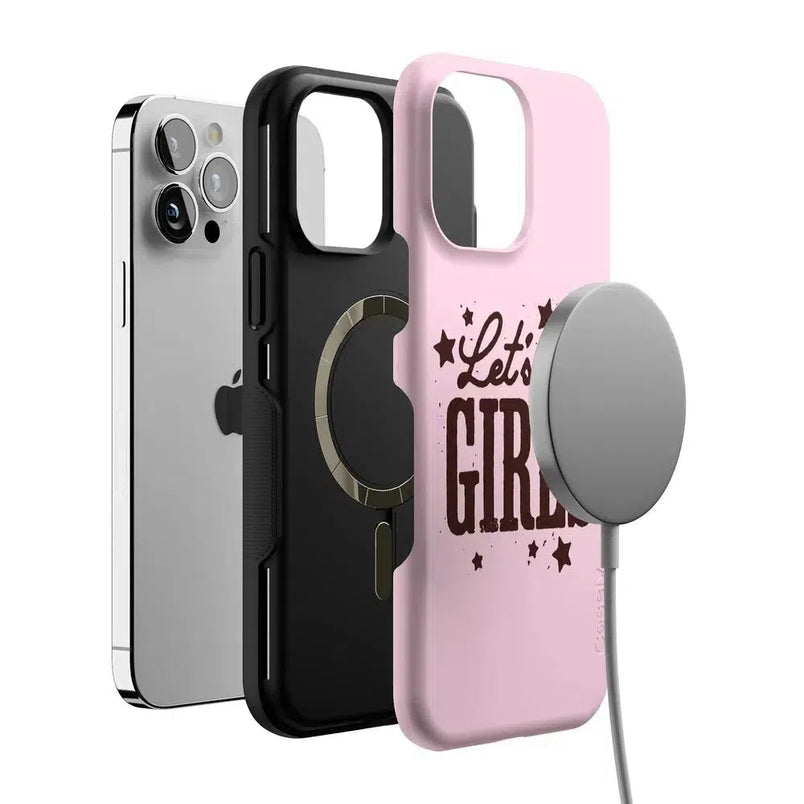 Let's Go Girls | Pink Rodeo Bachelorette Case Phone Case Casetry 