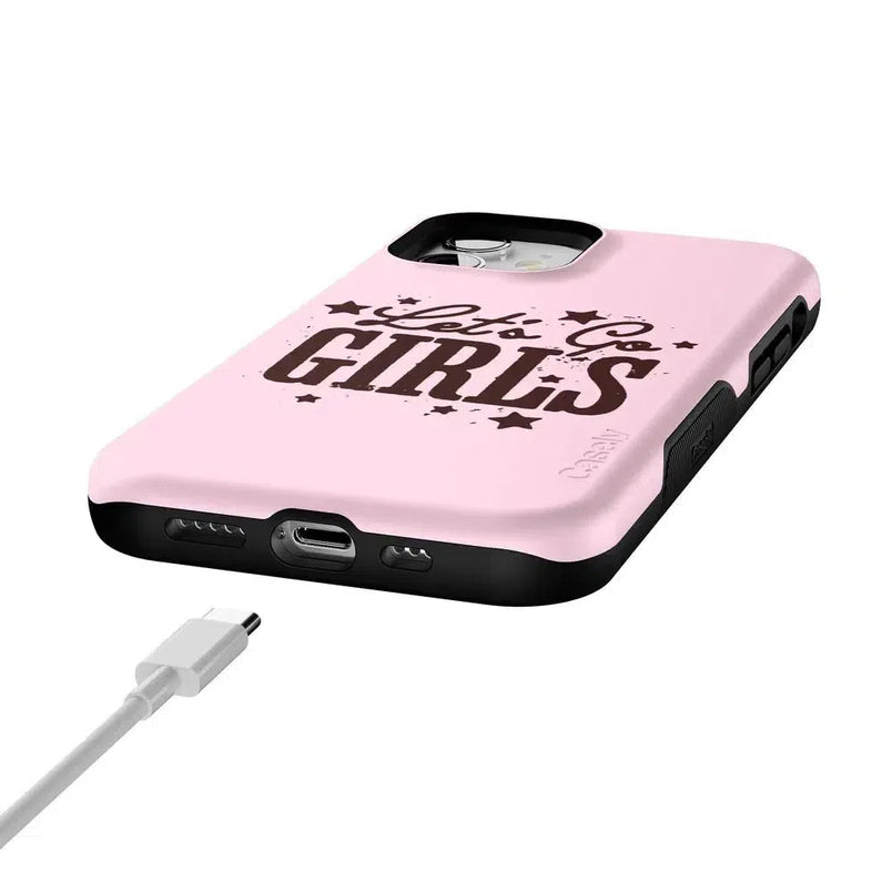Let's Go Girls | Pink Rodeo Bachelorette Case Phone Case Casetry 