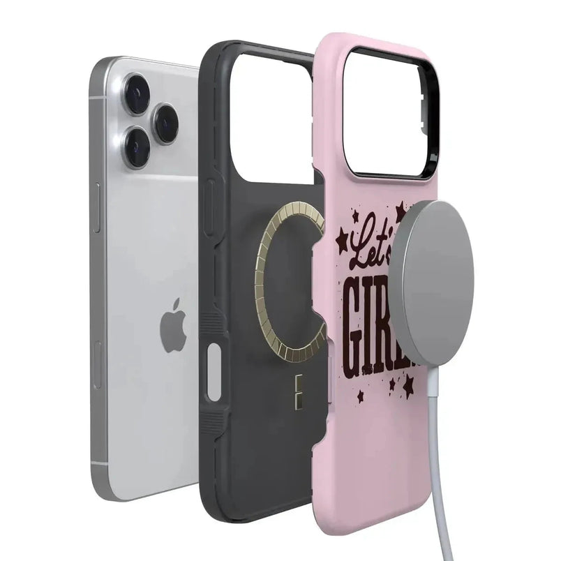 Let's Go Girls | Pink Rodeo Bachelorette Case Phone Case Casetry 