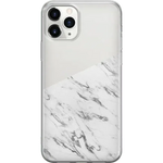 Let's Split | Half White Clear Marble Case iPhone Case get.casely Classic iPhone 11 Pro Max 