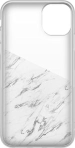 Let's Split | Half White Clear Marble Case iPhone Case get.casely 
