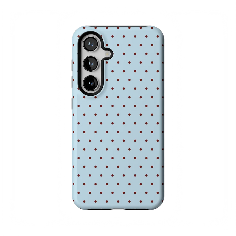 On the Dot | Blue Polka Dot Case