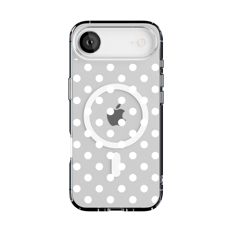 Spotted in SoHo | White Polka Dot Case - iPhone 17 Air