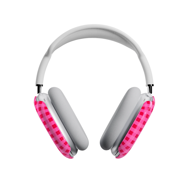 Sweet Jam | Hot Pink Gingham AirPods Max Case