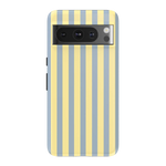 Coastline Stripes | Blue & Yellow Case - Google Pixel 8 Pro