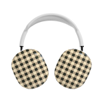Cedar Lane | Black & Cream Gingham AirPods Max Case - AirPods Max