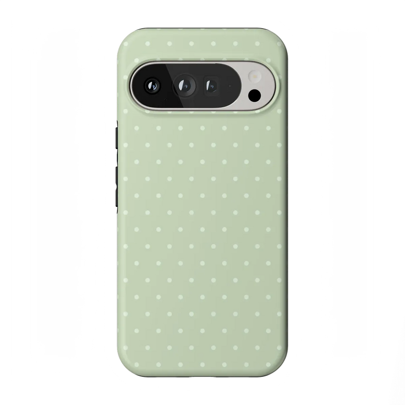 On the Dot | Green Polka Dot Case