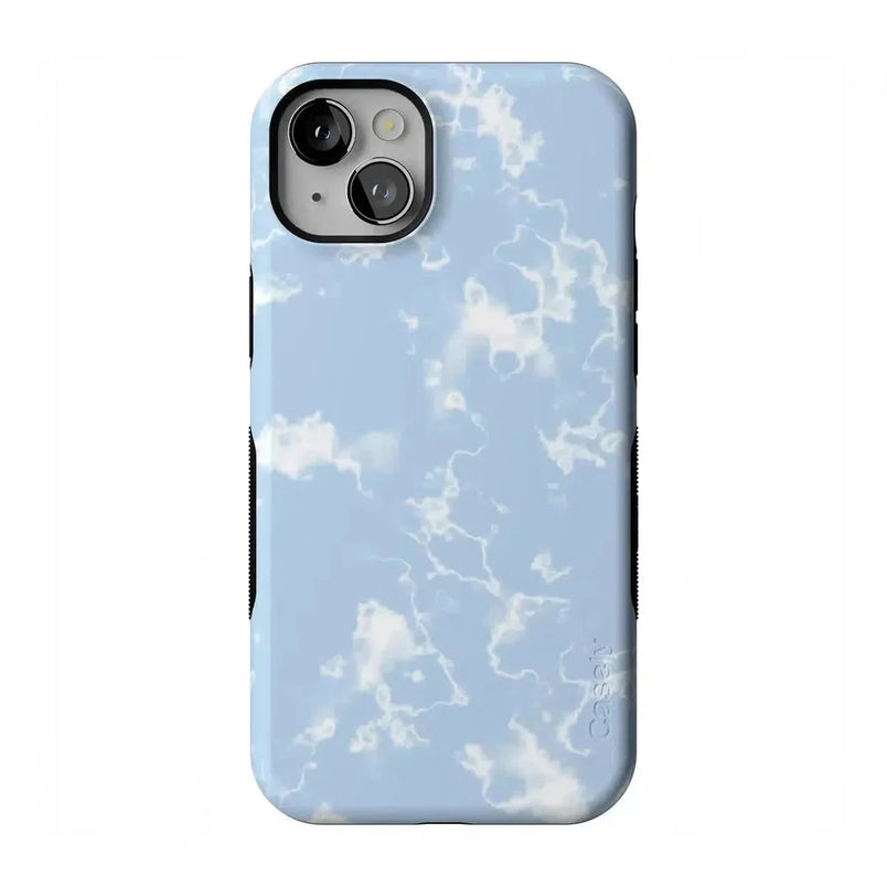 Light Blue Skies | Marble Clouds Case iPhone Case get.casely Bold Flex + MagSafe® iPhone 14 Plus