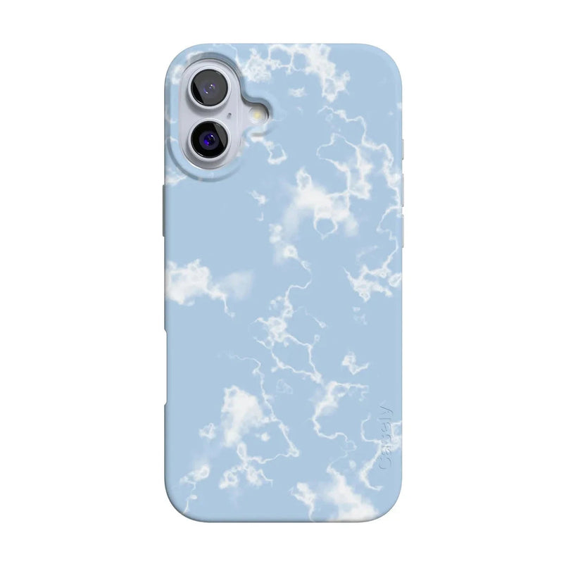 Light Blue Skies | Marble Clouds Case iPhone Case get.casely Classic + MagSafe® iPhone 16 