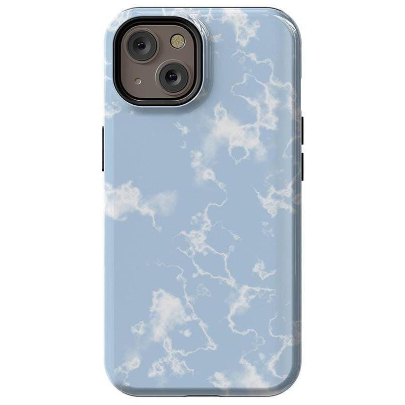 Light Blue Skies | Marble Clouds Case iPhone Case get.casely Essential + MagSafe® iPhone 14