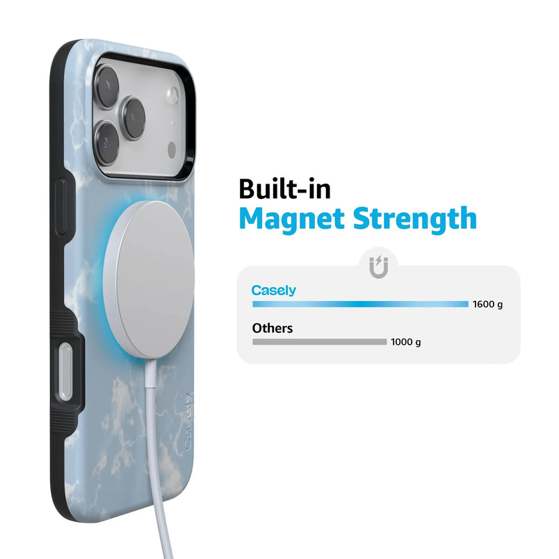 Light Blue Skies | Marble Clouds Case iPhone Case get.casely 