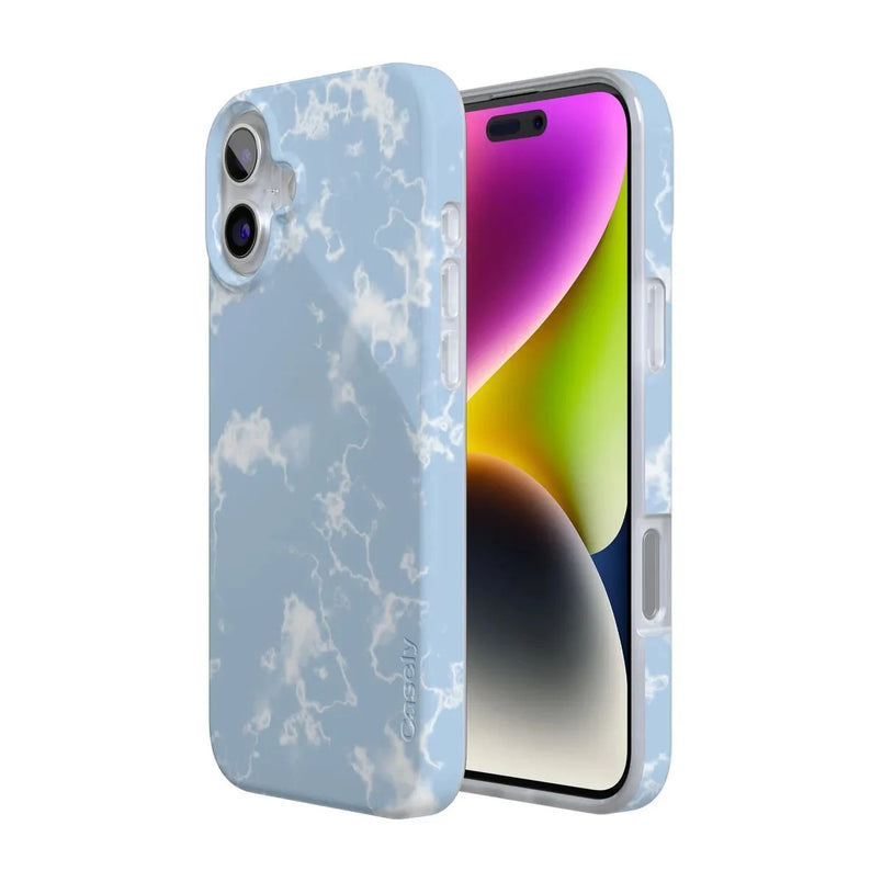 Light Blue Skies | Marble Clouds Case iPhone Case get.casely 
