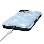 Light Blue Skies | Marble Clouds Case iPhone Case get.casely 