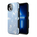 Light Blue Skies | Marble Clouds Case iPhone Case get.casely 