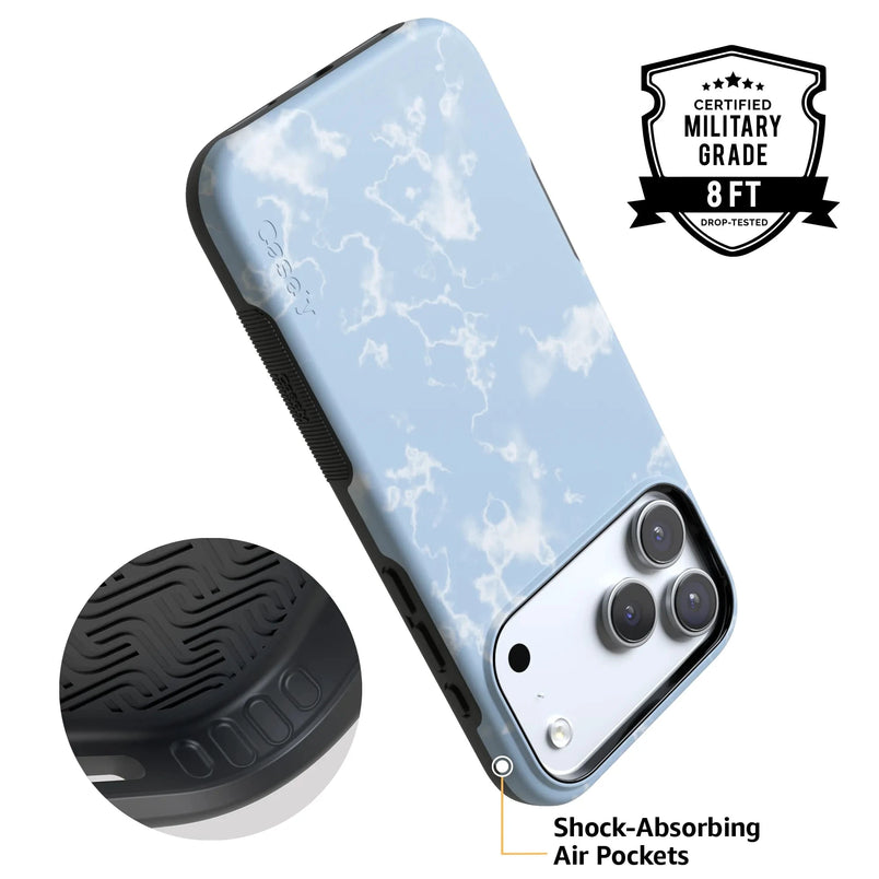 Light Blue Skies | Marble Clouds Case iPhone Case get.casely 