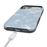 Light Blue Skies | Marble Clouds Case iPhone Case get.casely 