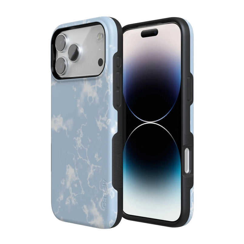 Light Blue Skies | Marble Clouds Case iPhone Case get.casely 