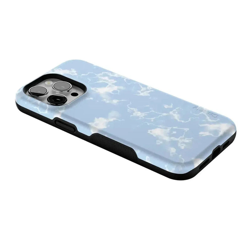 Light Blue Skies | Marble Clouds Case iPhone Case get.casely 