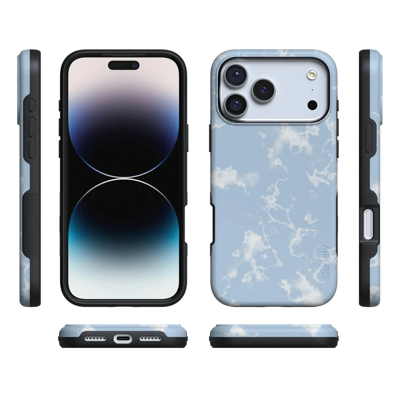 Light Blue Skies | Marble Clouds Case iPhone Case get.casely 