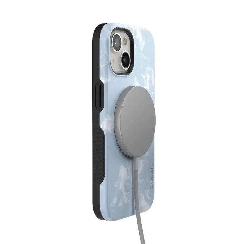 Light Blue Skies | Marble Clouds Case iPhone Case get.casely 