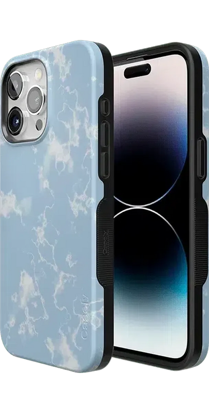 Light Blue Skies | Marble Clouds Case iPhone Case get.casely 