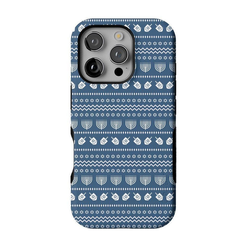 Light the Night | Hannukah Case Phone Case Casetry Bold + MagSafe® iPhone 16 Pro