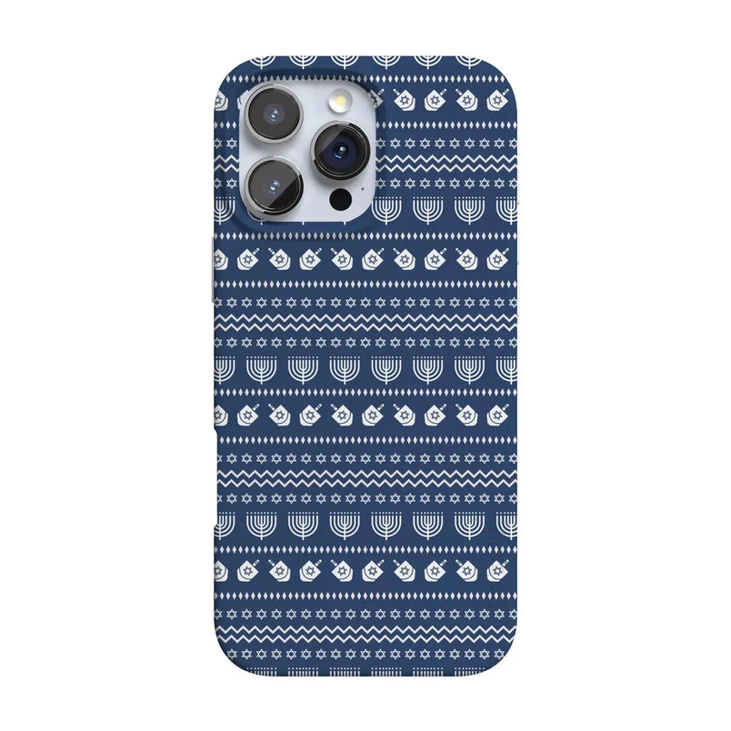 Light the Night | Hannukah Case Phone Case Casetry Classic + MagSafe® iPhone 16 Pro Max 