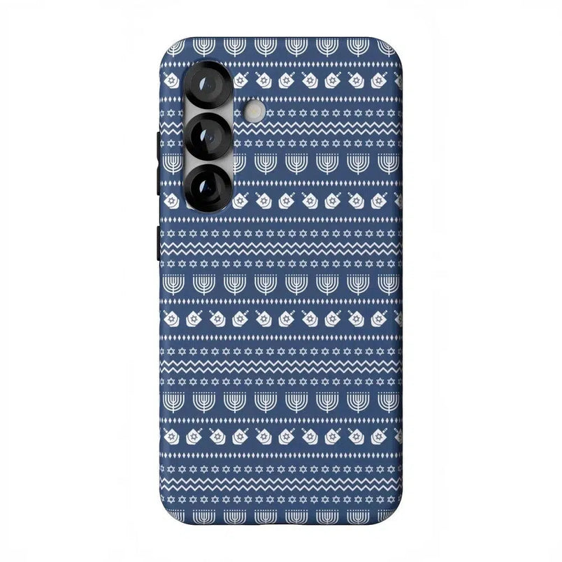 Light the Night | Hannukah Case Phone Case Casetry Essential + MagSafe® Galaxy S25
