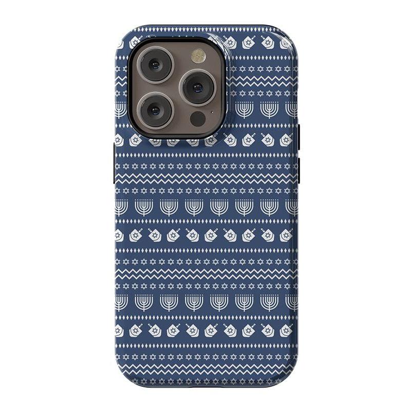Light the Night | Hannukah Case Phone Case Casetry Essential + MagSafe® iPhone 14 Pro