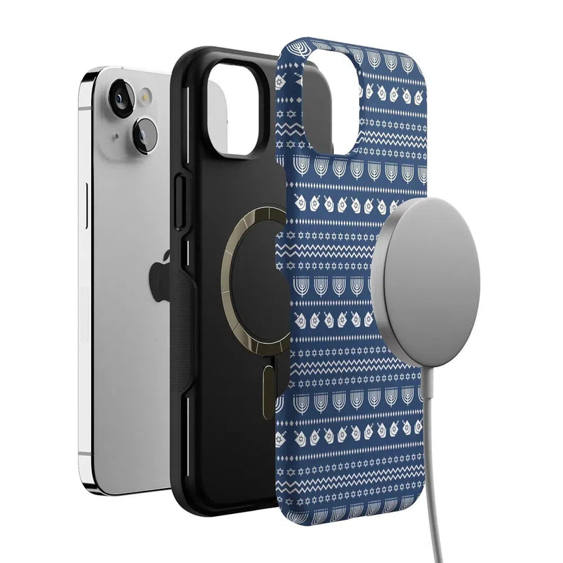 Light the Night | Hannukah Case Phone Case Casetry 