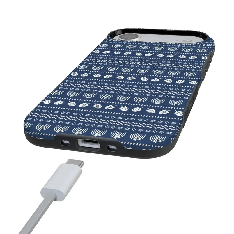 Light the Night | Hannukah Case Phone Case Casetry 