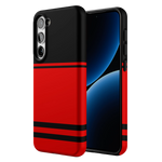 Storm Warning | Black & Red Stripes Case