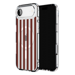 Sunday in Brooklyn | Burgundy Stripes Case