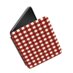 Checked Twice | Red Plaid Kindle Case