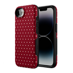 On the Dot | Maroon Polka Dot Case