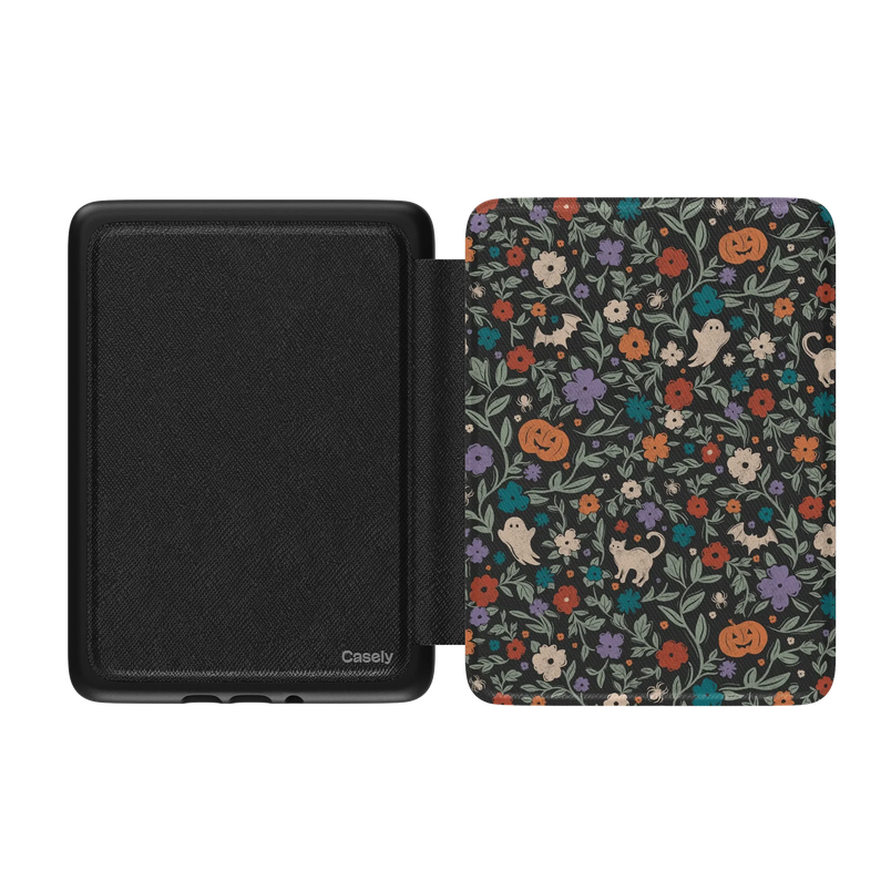 Toil & Bloom | Halloween Floral Kindle Case