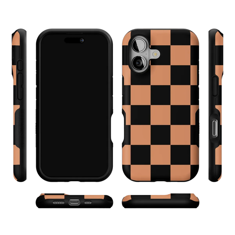 Fit Check | Black & Brown Checkerboard Case