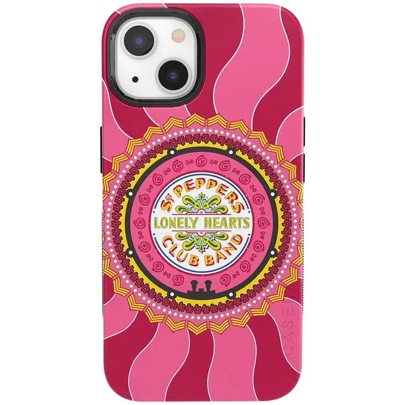 Lonely Hearts Club | The Beatles Sgt. Pepper's Case iPhone Case get.casely Bold + MagSafe® iPhone 13 