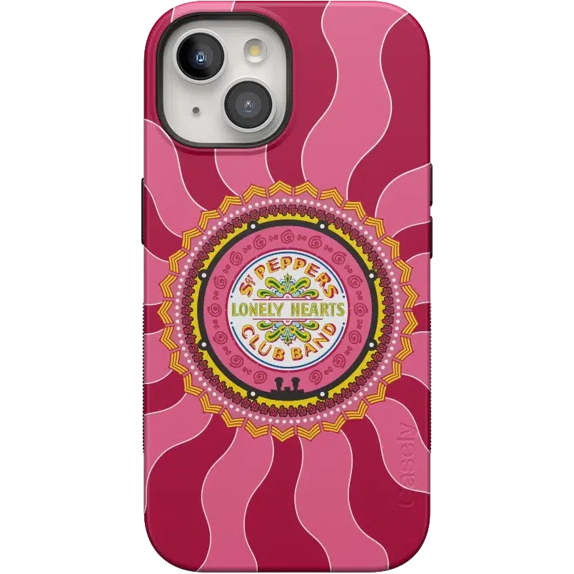 Lonely Hearts Club | The Beatles Sgt. Pepper's Case iPhone Case get.casely Bold + MagSafe® iPhone 15 Plus 