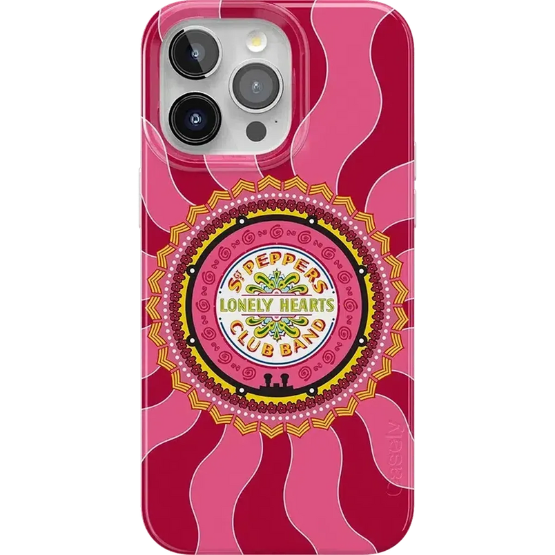 Lonely Hearts Club | The Beatles Sgt. Pepper's Case iPhone Case get.casely Classic + MagSafe® iPhone 15 Pro Max 