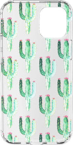 Lookin' Sharp | Cactus Patterned Clear Floral Case iPhone Case get.casely 