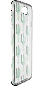 Lookin' Sharp | Cactus Patterned Clear Floral Case iPhone Case get.casely 