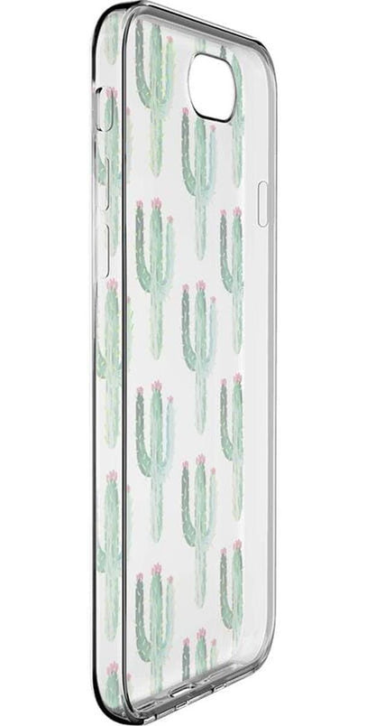 Lookin' Sharp | Cactus Patterned Clear Floral Case iPhone Case get.casely 