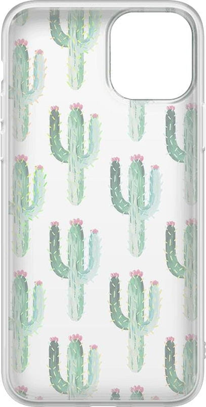 Lookin' Sharp | Cactus Patterned Clear Floral Case iPhone Case get.casely 