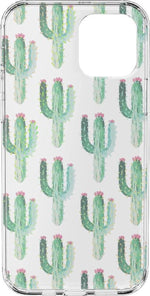 Lookin' Sharp | Cactus Patterned Clear Floral Case iPhone Case get.casely 